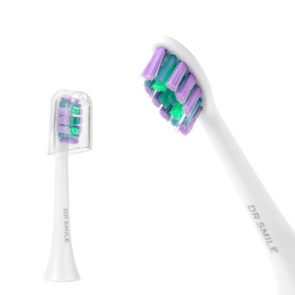 4 Ersatzköpfe DR SMILE - Schallzahnbürste Weiß